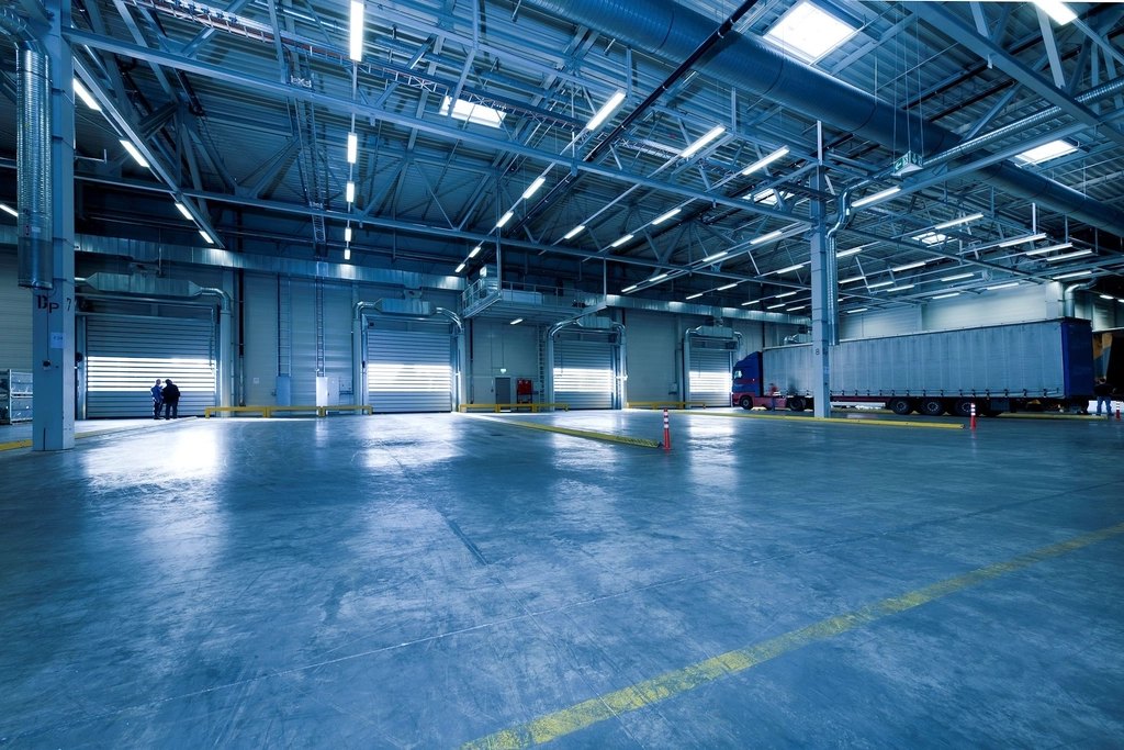 Large warehouse truck